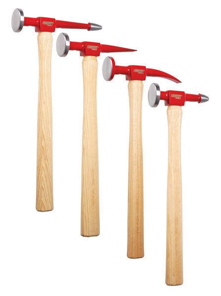 Fairmount tools 4 piece auto body hammer tool set with wood handles