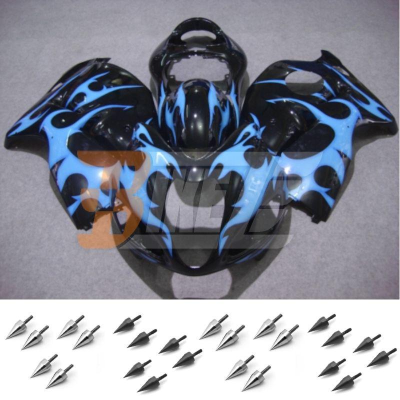 Free bolt kit! body frame fairing kit for suzuki hayabusa gsxr 1300 1999-2007 an