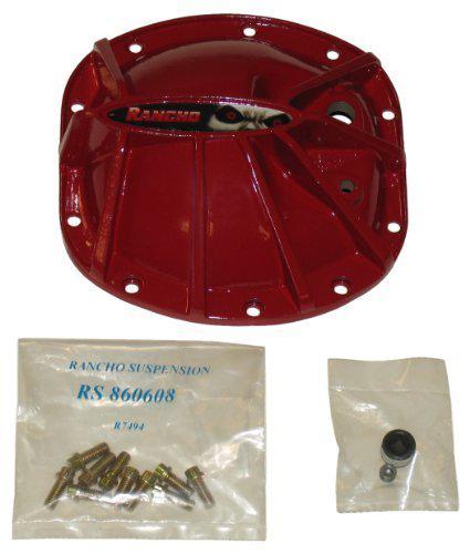 Rancho differential cover rock gear dana 30 10 bolt red nodular iron