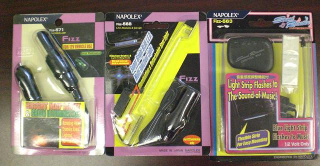 Lot of 3 napolex illumination light set brand new!! free shipping us seller!!