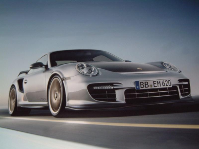 Porsche factory issued showroom poster of the porsche 911 gt2 rs (n0.17)