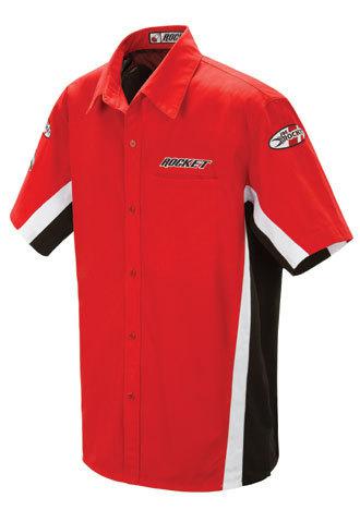 New joe rocket staff shirt 2.0, red, large/lg