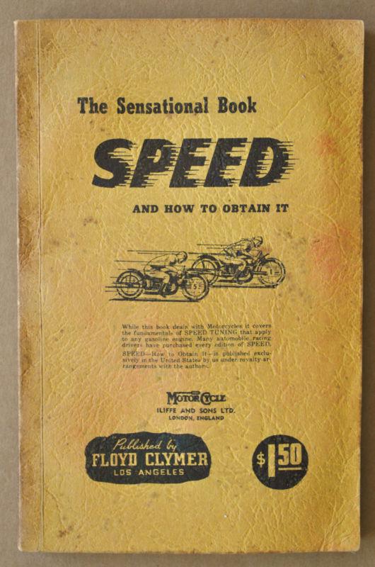 Motorcycle speed racing book bsa matchless norton triumph vincent ajs bmw ariel