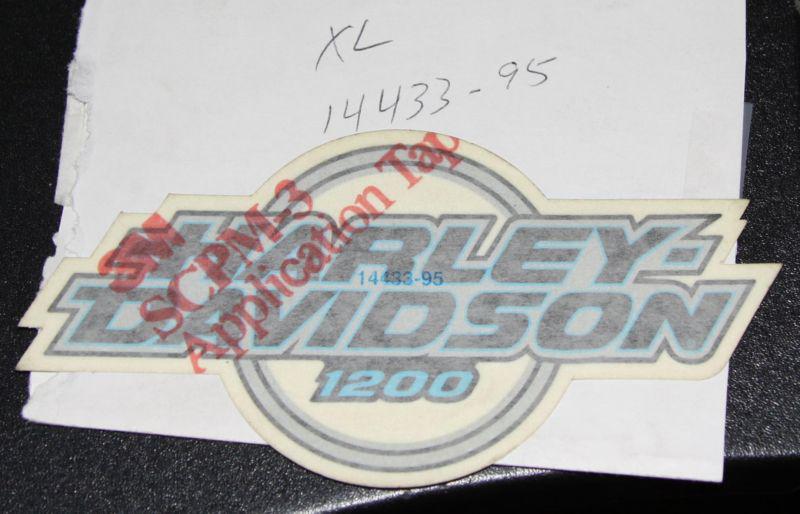 Harley  14433-95 decal xl 1200  nos oem genuine sold each