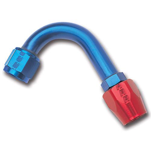 Russell 610240 full flow hose end -10 an 120 degree red/blue