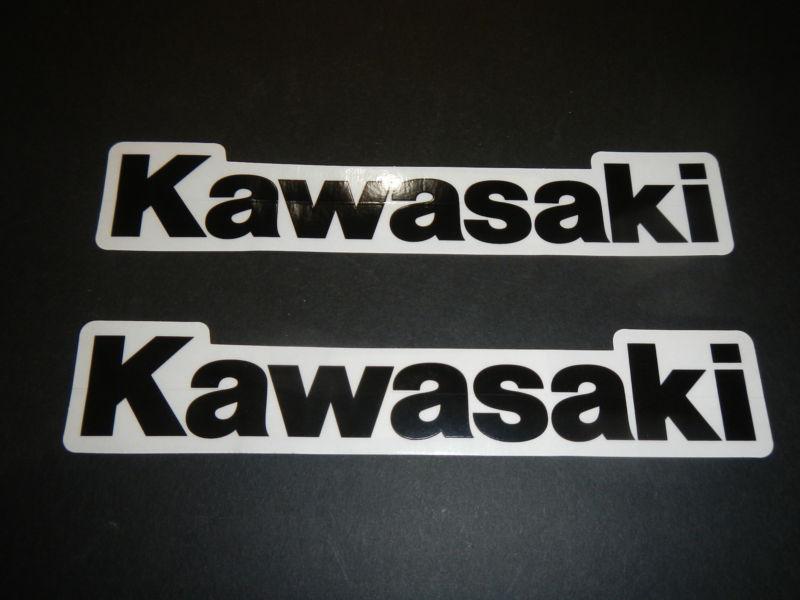 Two kawasaki universal tank swingarm fork stickers decals kz zx kx kfx ninja zi