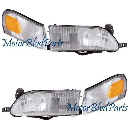 93-97 corolla headlamps headlights+corners right+left