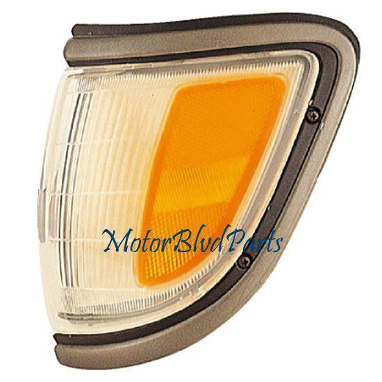 95-96 toyota tacoma 2wd corner/side marker light driver left grey black