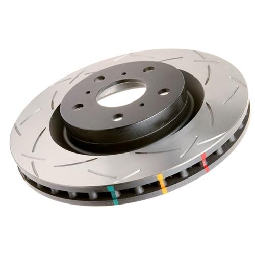 Dba t3 4000 series slotted rear rotors for 2004-2007 sti