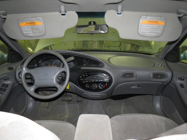 1997 ford taurus sunvisor lh driver gray w/mirror 2464366