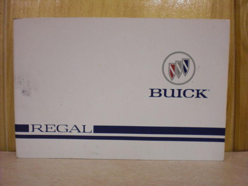 1996 buick regal owner's manual