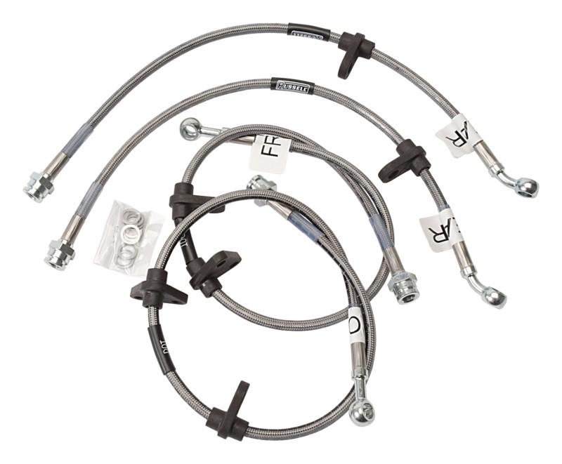 Russell 684850 street legal brake line assembly 94-01 integra