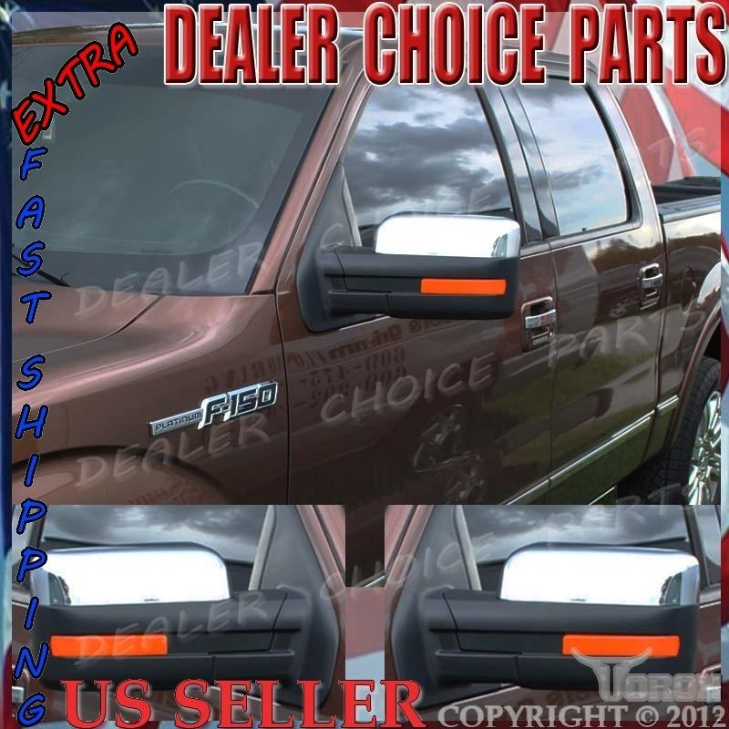 Ford f150 2009-2013 top half chrome mirror cover