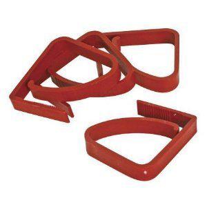 Camco mfg tablecloth clamps red 4 pack 44003