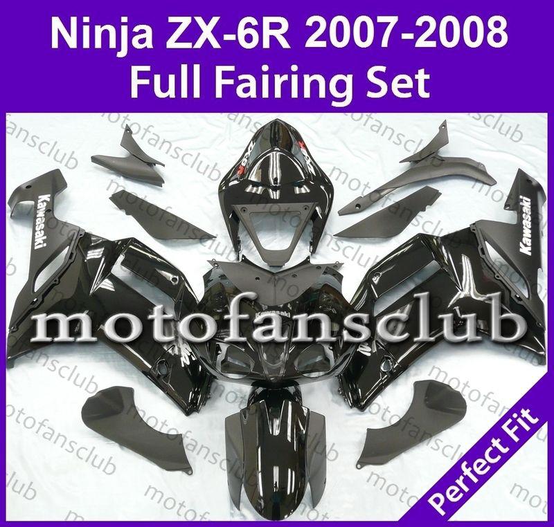 Fit kawasaki 07 08 zx6r zx 6r ninja 2007 2008 fairing bodywork plastics #03 c