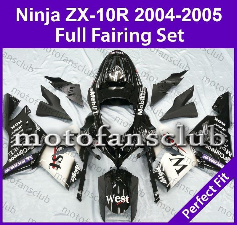 Fit kawasaki 04 05 zx 10r zx10r ninja 2004 2005 fairing bodywork plastics #05 c