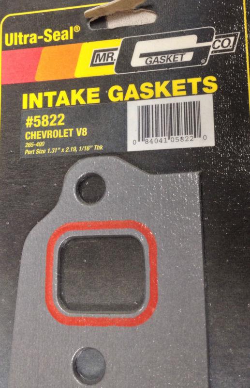 Mr gasket 5822 sbc chevy sb ultraseal intake manifold gaskets 1.31"x 2.19"x 1/16