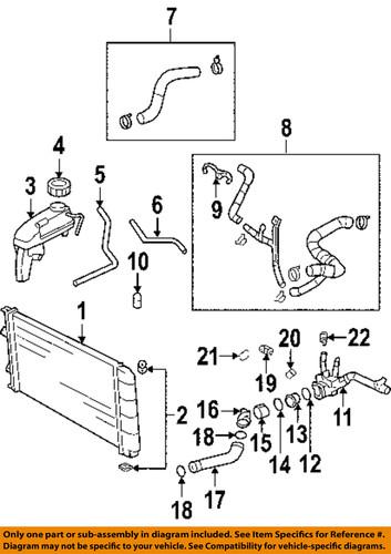 Gm oem 90537379 cooling system misc/engine coolant pipe o-ring