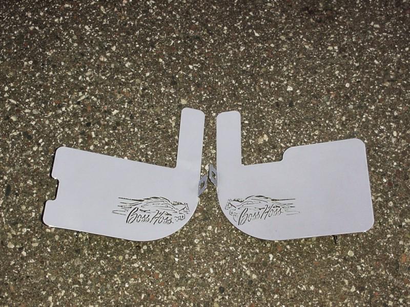 Boss hoss motorcycle custom ls2 ls3 front frame covers 2 pc laser engraved