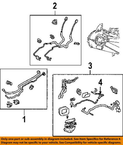 Toyota oem 8884008160 rear ac lines-tube assembly