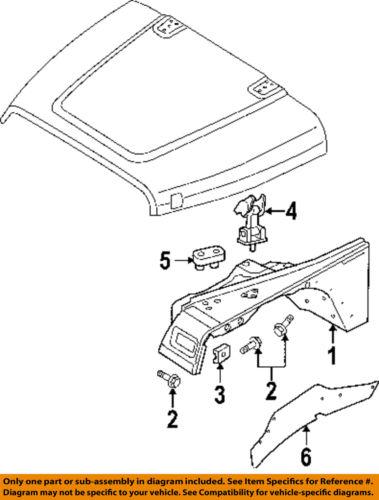 Jeep oem j4004868 fender-fender retainer nut