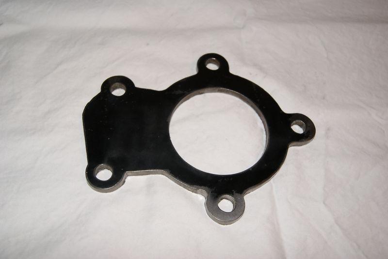 Hx40 down pipe flange/ backing plate 3 inch port size. 1/4 inch mild hr steel 