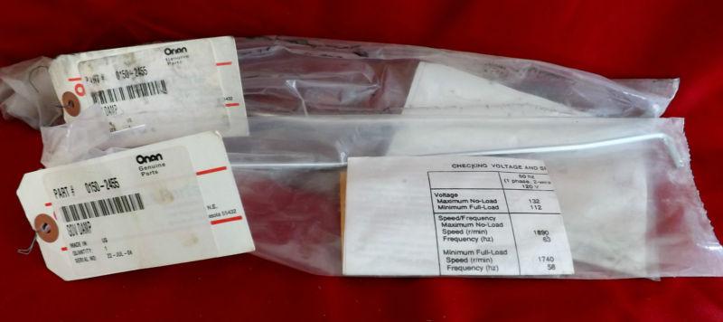 Onan rv generator oem governor damper kit part number 0150-2454 nib