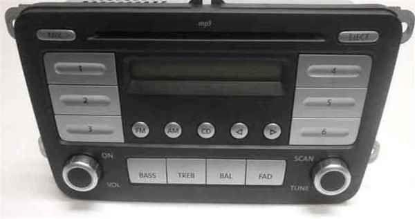 Rabbit jetta eos single disc cd mp3 radio oem lkq