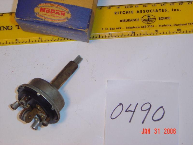 Nos 1498690 mopar 2 speed wiper motor switch 1953 desoto and chrysler