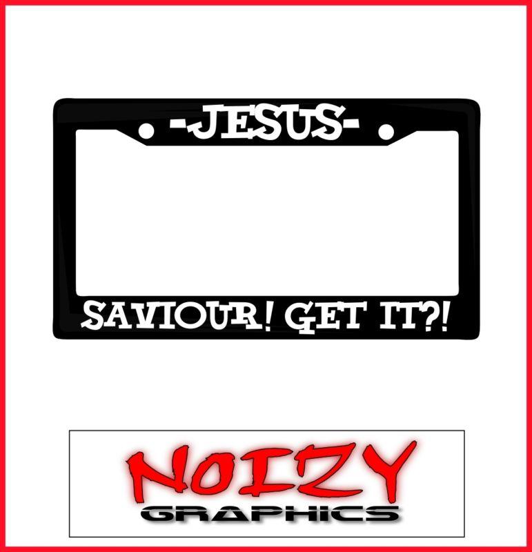 Christian license plate frame car sticker truck decal jesus saviour! get it!