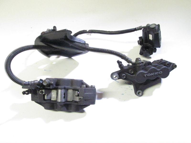 Kawasaki zx-9r zx 9r ninja 900 1997 front brake calipers, master cylinder 104893