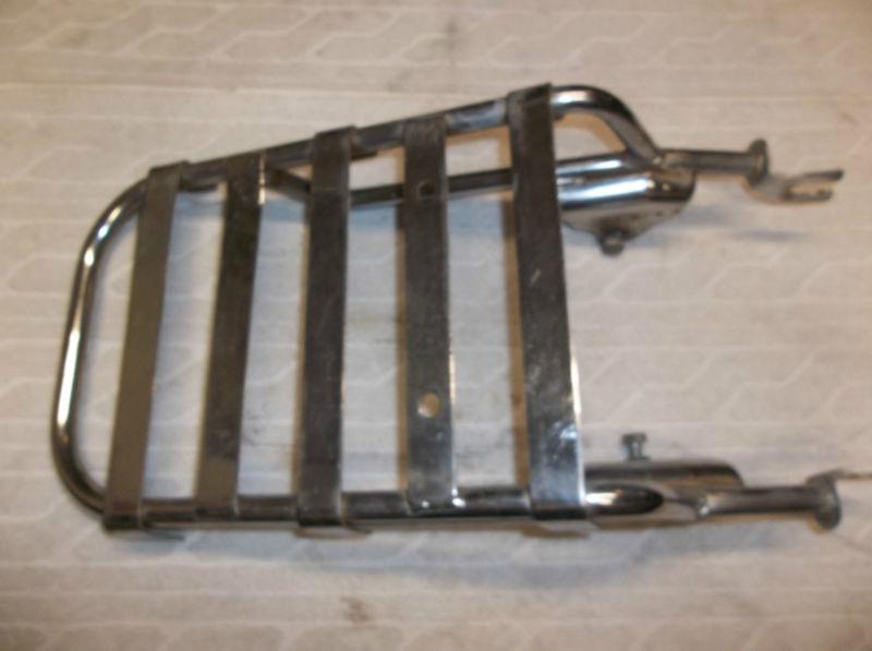 1967-68 kawasaki tr120 tr 120 superlube roadrunner rear luggage rack