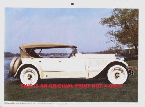 1924 packard big eight phaeton rare classic car print 