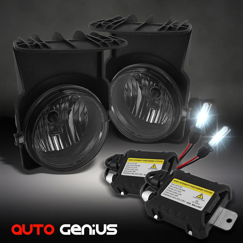 Slim ballast xenon hid upgrade + 03-06 gmc sierra smoke driving fog lights kit