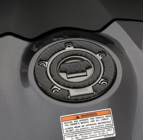 Yamaha gyt-r carbon fiber fuel cap accent