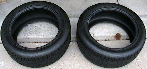 Pair bfgoodrich g-force t/a kdws 235/50r18 used less than 4000 miles