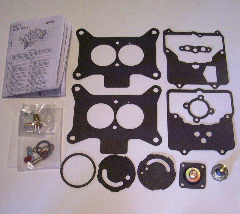 Carburetor repair kit ford mercury ford truck motorcraft 2 b 58 - 75 etoh resist