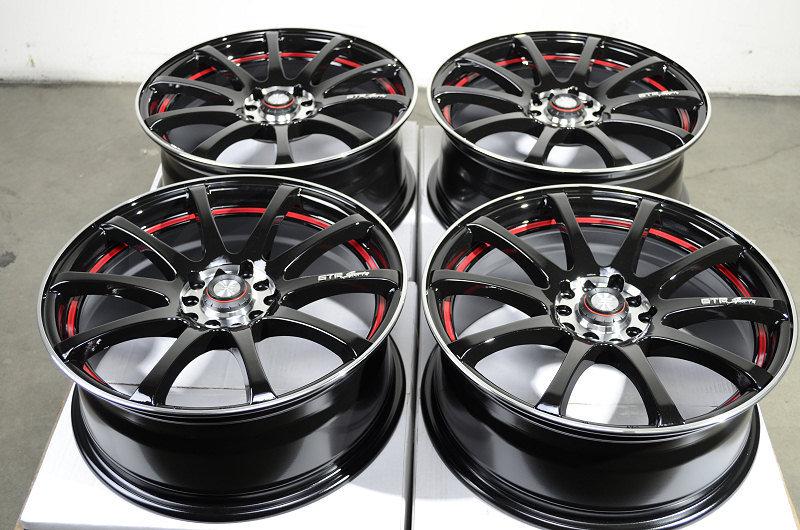 17 5x114.3 5x100 rims altima accord avalon camry sebring mazda 3 6 5 lug wheels