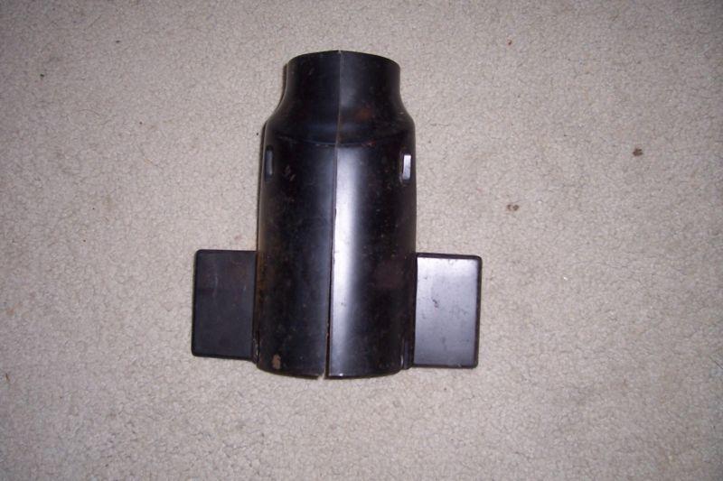 1967-1968 camaro steering column cover black original equipment