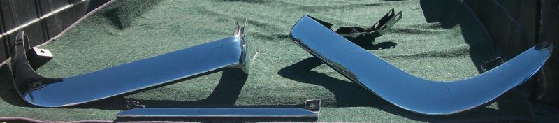 1963-1967 corvette front bumpers-really clean factory chevrolet-"not" repops!!!!