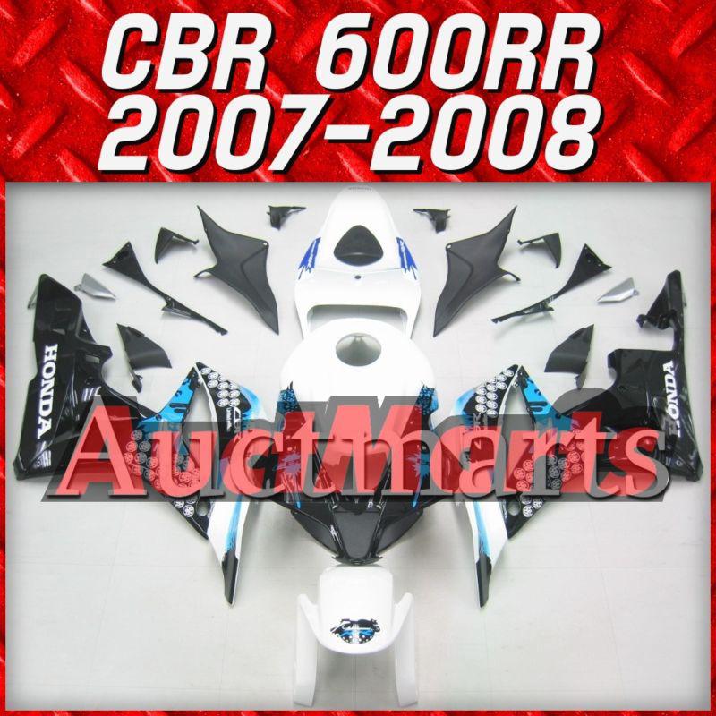 Fit honda 07 08 cbr600rr cbr 600 rr 2007 2008 fairing kit abs plastics c10 h33