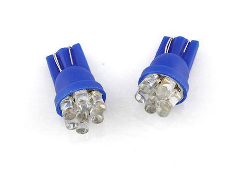 10x (blue) t10 194 501 921 168 w5w 7 led 7led xenon bulb ac030