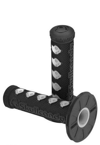 Pro taper skull candy grips atv thumb flange grips black 023152 brand new