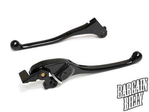 1991-1994 honda cbr 600 f2 brake + clutch hand lever black replacement set 92 93