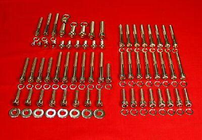 1991-2003 harley sportster polished stainless steel engine/ gearcase bolt set