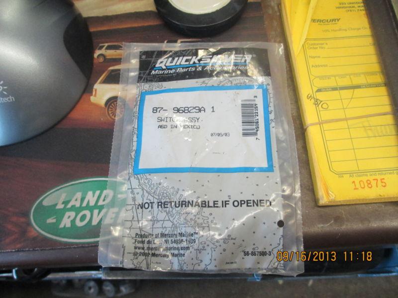 Mercury outboard temp sender nip #87-96829a1...$333