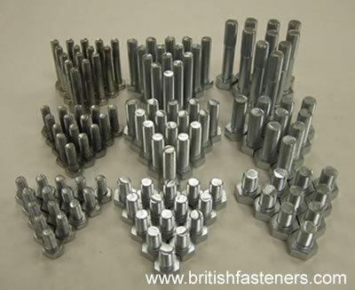Bscycle cei britsh whitworth 26 tpi zinc plated bolt & screw kit for motorcycles
