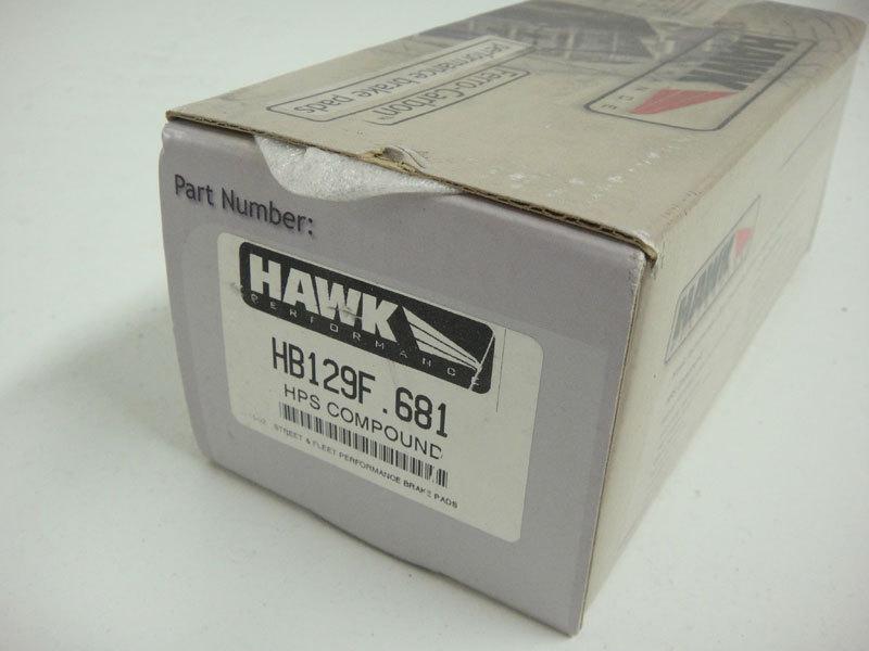 Hawk performance hps ceramic front brake pads hb129f.681  (1993 camaro/firebird)