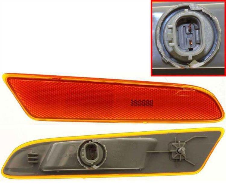 Capa turn signal light lamp lens & housing passenger's right side