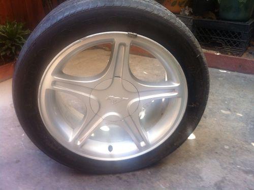 2 ford mustang gt 17" oem alloy rims  (1999-2004)